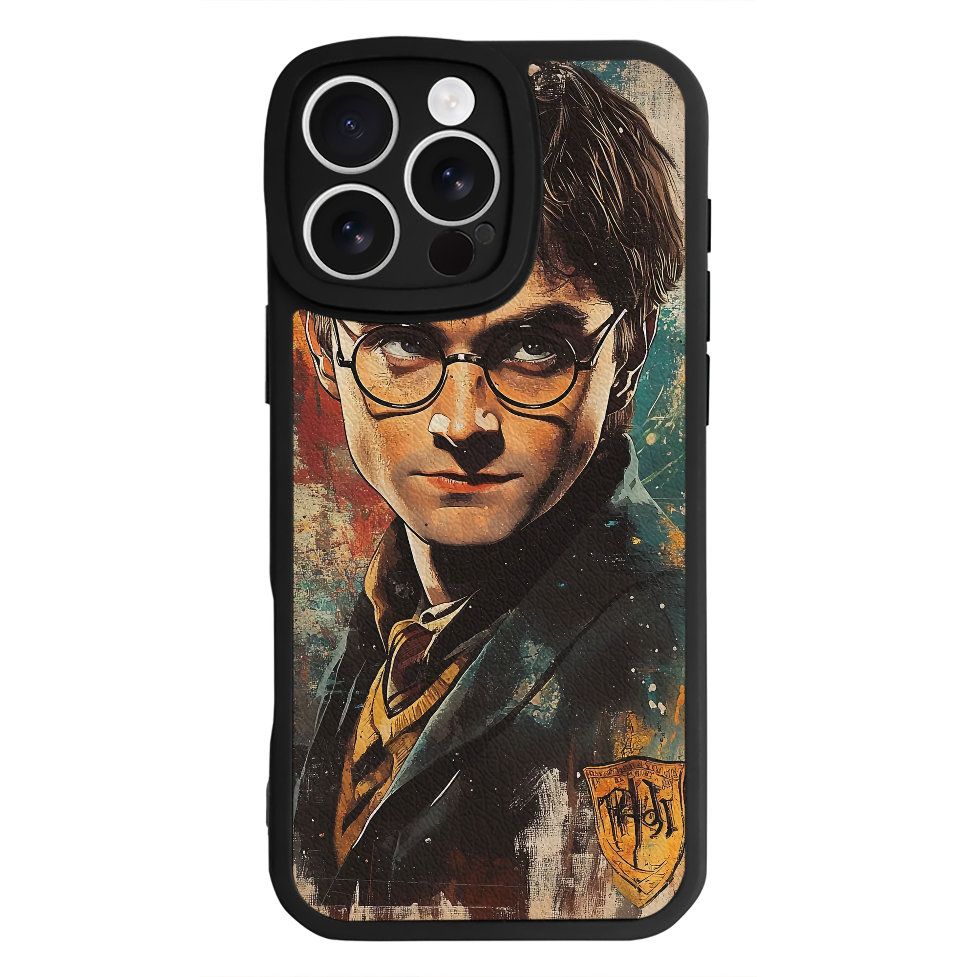 （画像用） Harry Potter ハリー・ポッターシリーズ 【iPhone 16シリーズ対応】シリコンスマホケース（レザー調） 材質：シリコン